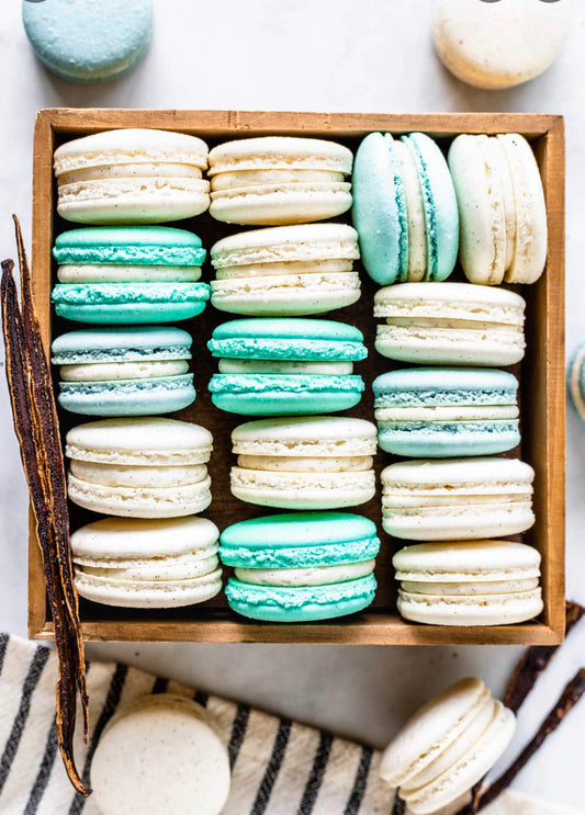 Vanilla Bean Macarons